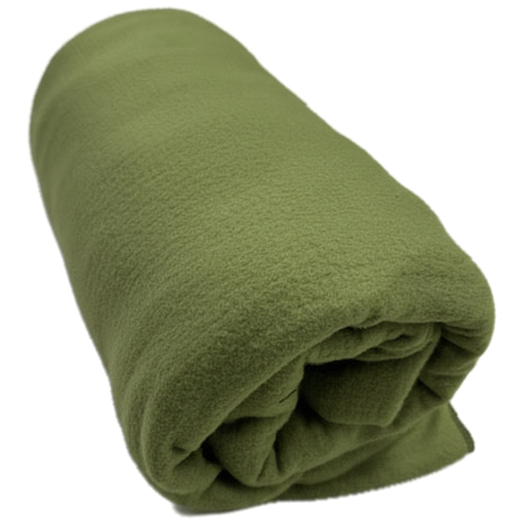 JRB Micro-Grid Fleece Sleeping Bag & Quilt Liner in Green, made in Pennsylvania