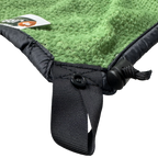 Jacks R Better Wind Gap Alpha detail of the underquilt suspension strap and hardware
